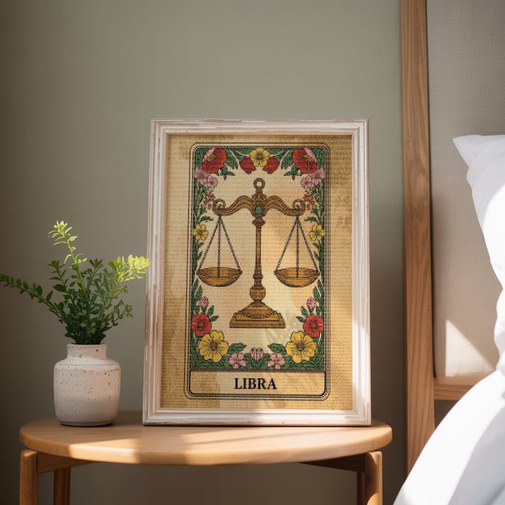 Diamantmaleri - Stjernetegn - Vægten