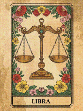 Diamantmaleri - Stjernetegn - Vægten