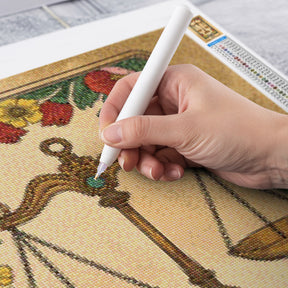 Diamantmaleri - Stjernetegn - Vægten