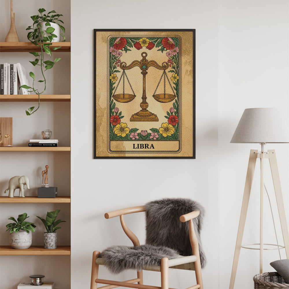 Diamantmaleri - Stjernetegn - Vægten