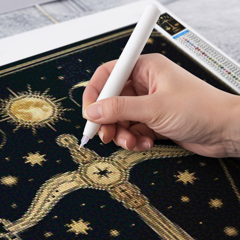 Diamantmaleri - Stjernetegn - Vægten