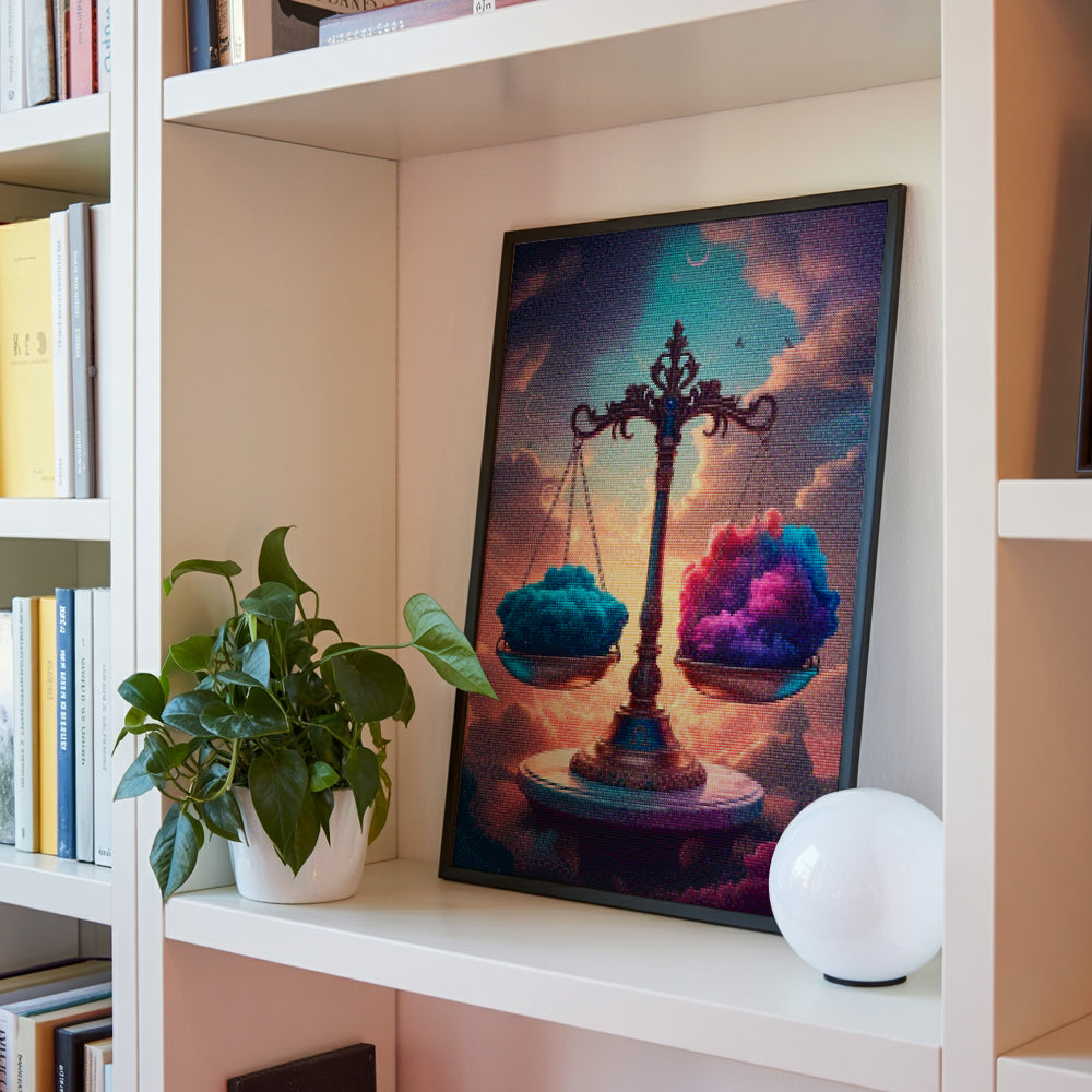 Diamantmaleri - Stjernetegn - Vægten