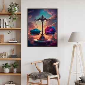 Diamantmaleri - Stjernetegn - Vægten