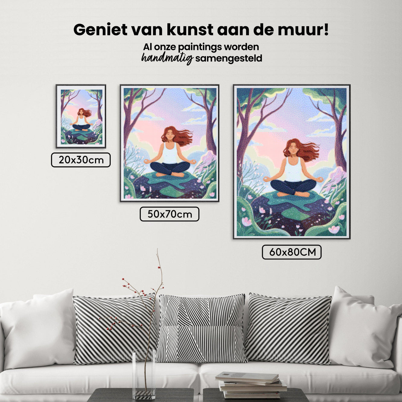 Diamantmaleri - Stilhed i blomst