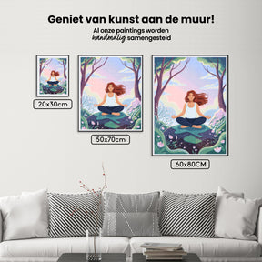 Diamantmaleri - Stilhed i blomst