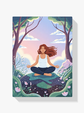 Diamantmaleri - Stilhed i blomst