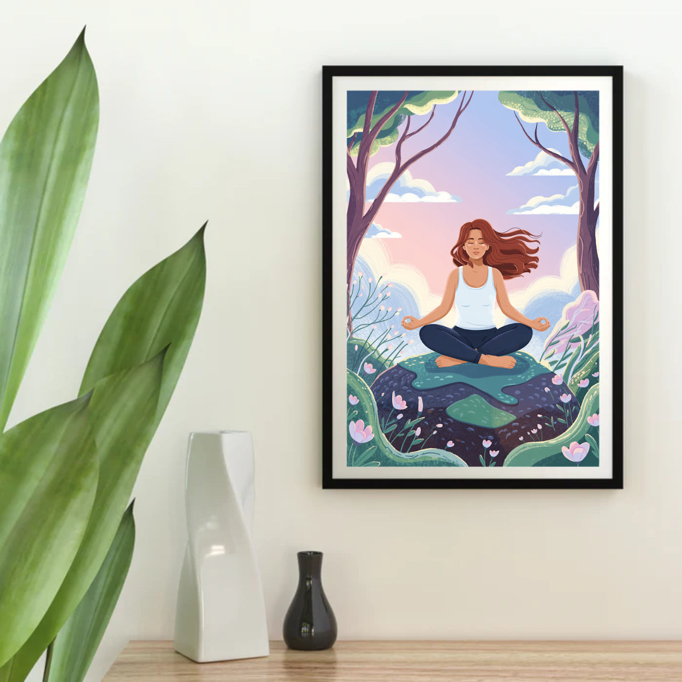 Diamantmaleri - Stilhed i blomst