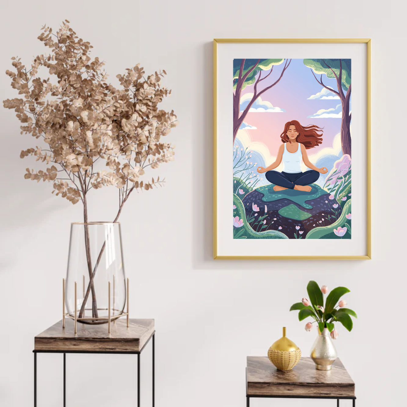 Diamantmaleri - Stilhed i blomst