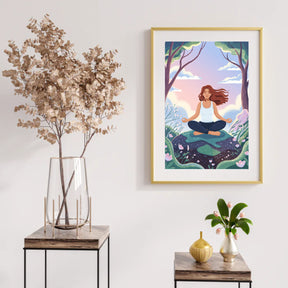 Diamantmaleri - Stilhed i blomst