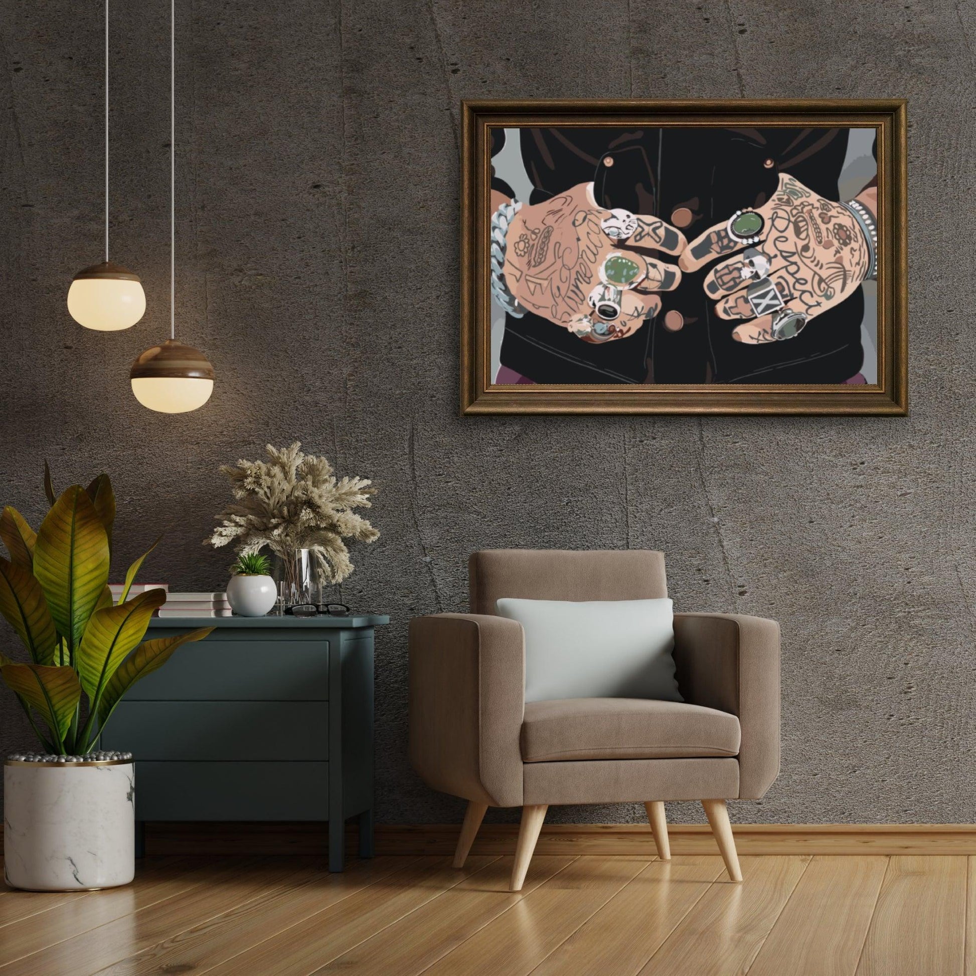 Diamantmaling - Tatoveringer på hænderne - SEOS Shop ®