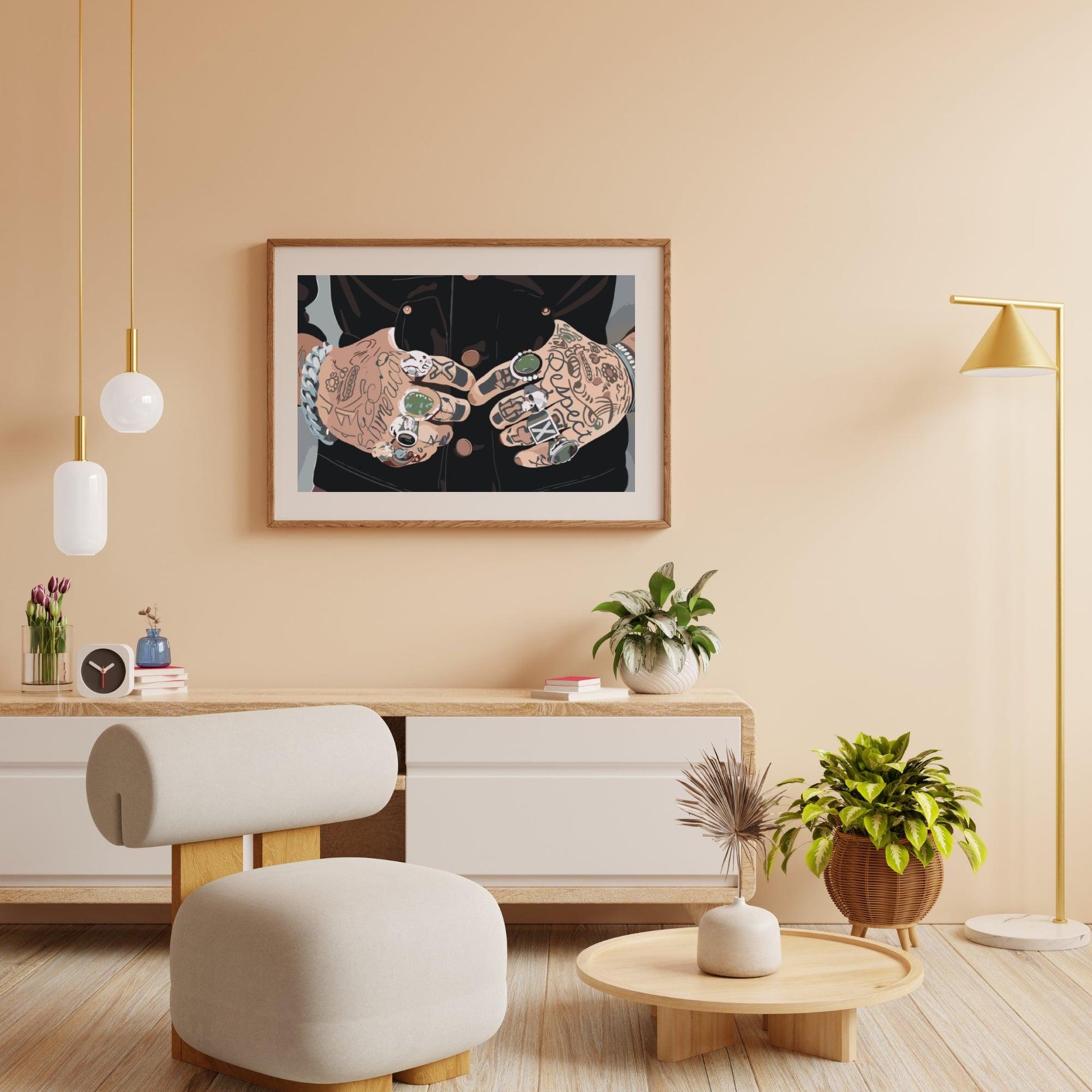 Diamantmaling - Tatoveringer på hænderne - SEOS Shop ®