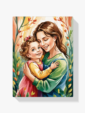 Diamantmaleri - Øm omfavnelse