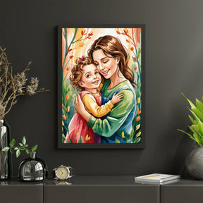 Diamantmaleri - Øm omfavnelse