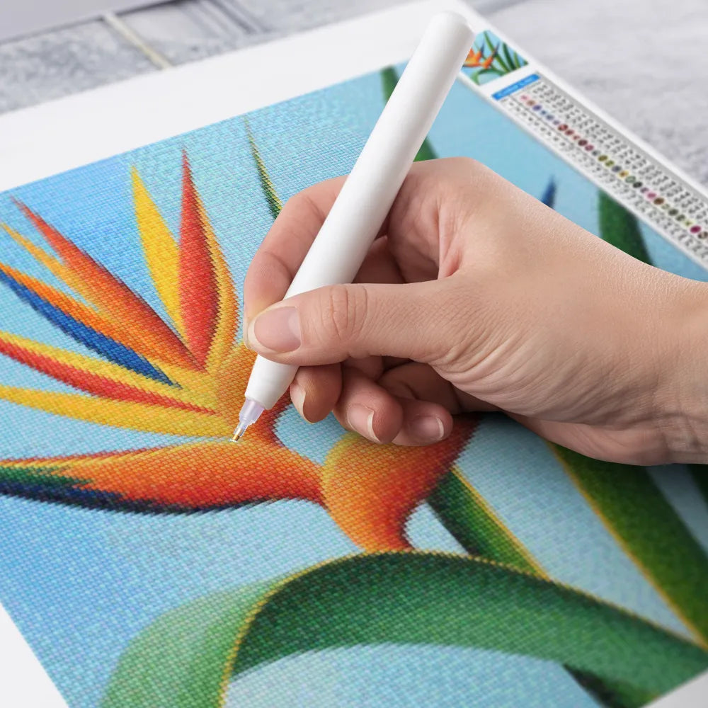 Mini diamantmaleri - Tropisk flimmer