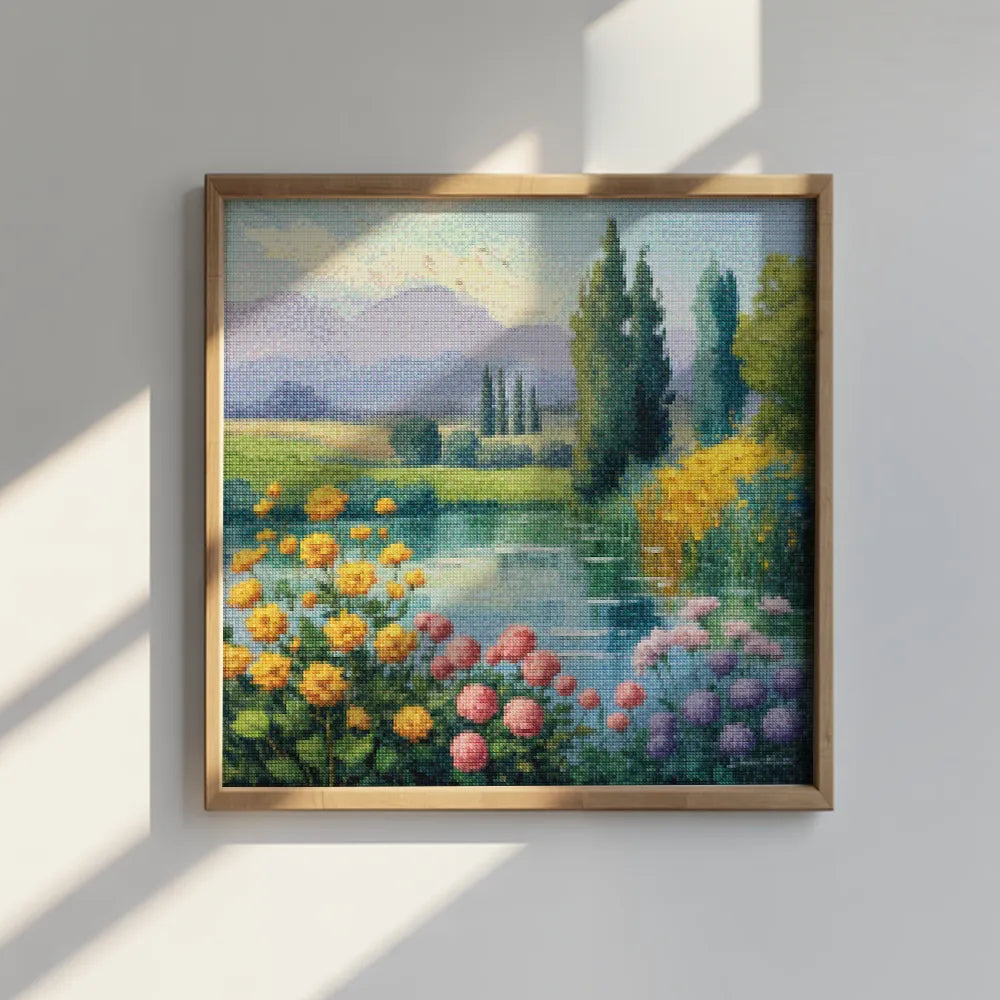 Mini diamantmaleri - Havebillede