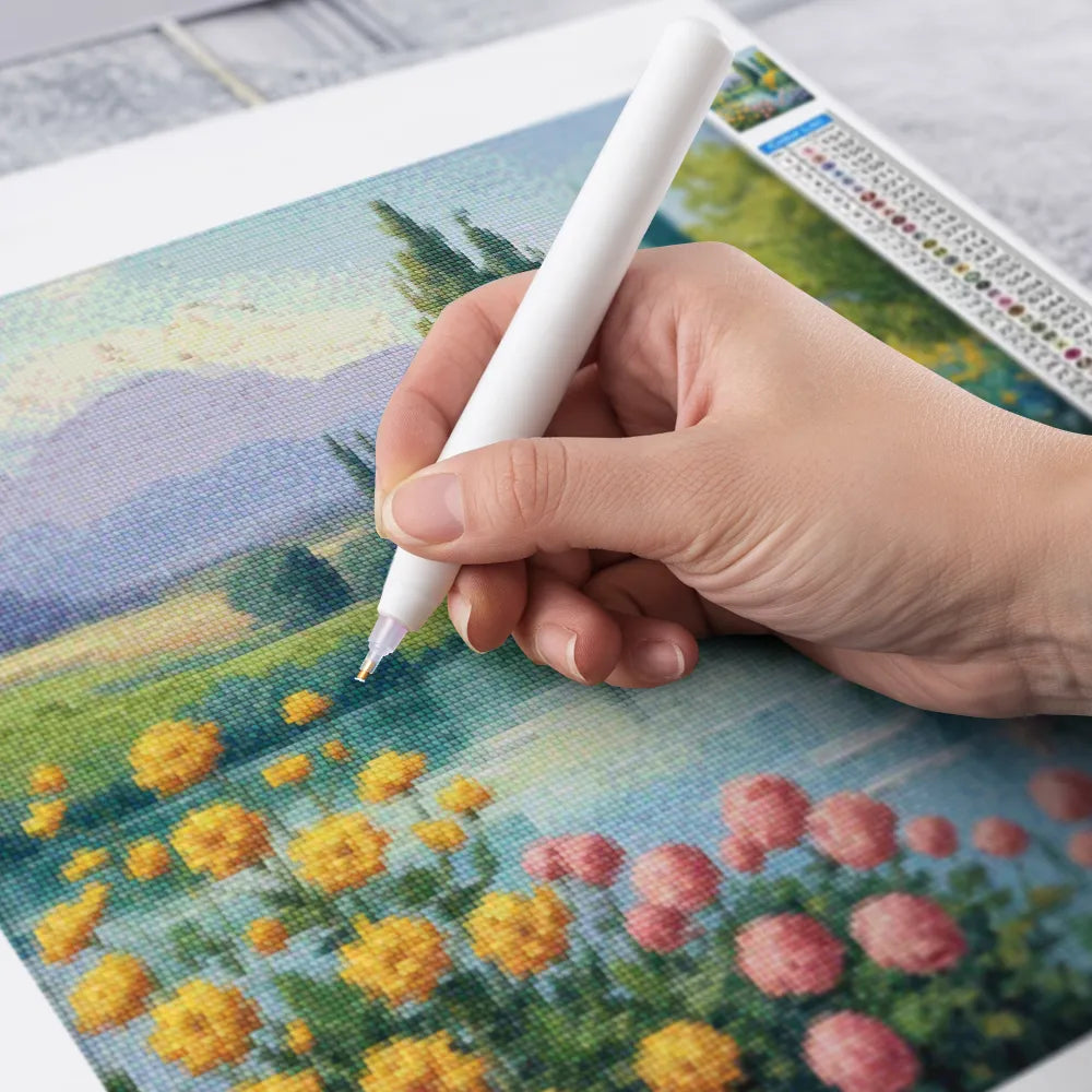 Mini diamantmaleri - Havebillede