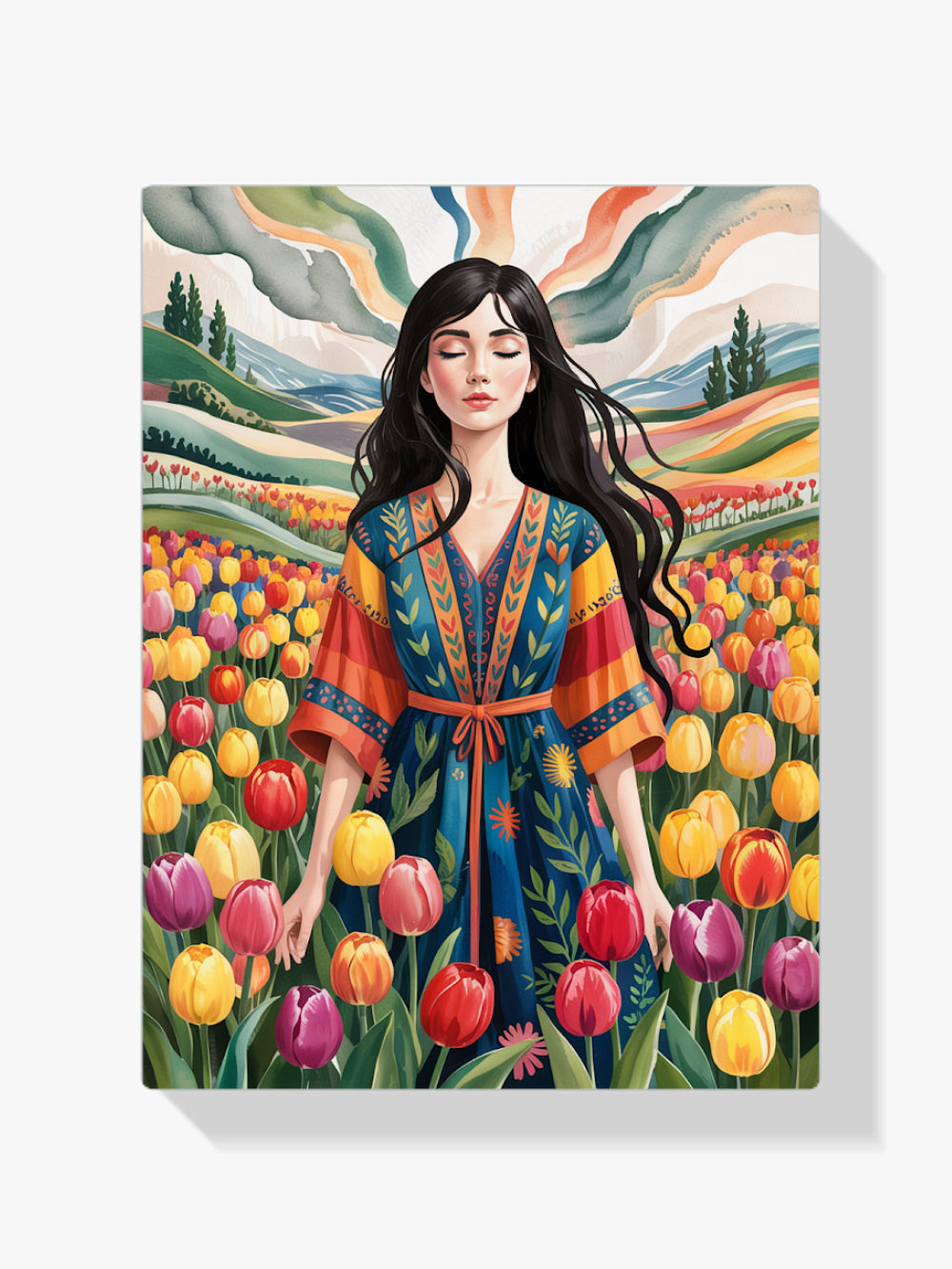Diamantmaleri - Tulipanhvisker