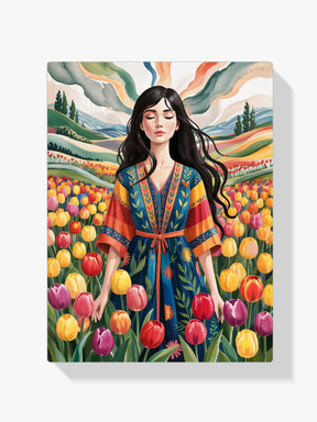 Diamantmaleri - Tulipanhvisker