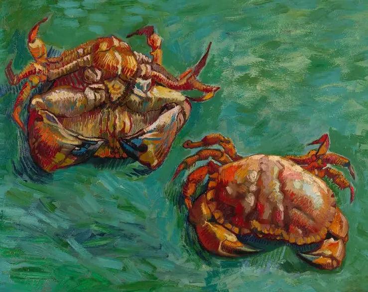 Diamantmaleri - To krabber