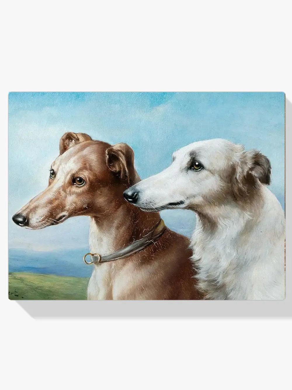 Diamantmaleri - To Greyhounds