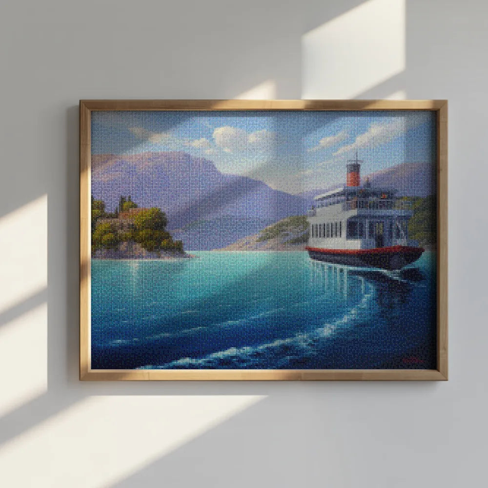 Diamantmaleri - Færge til ingenting