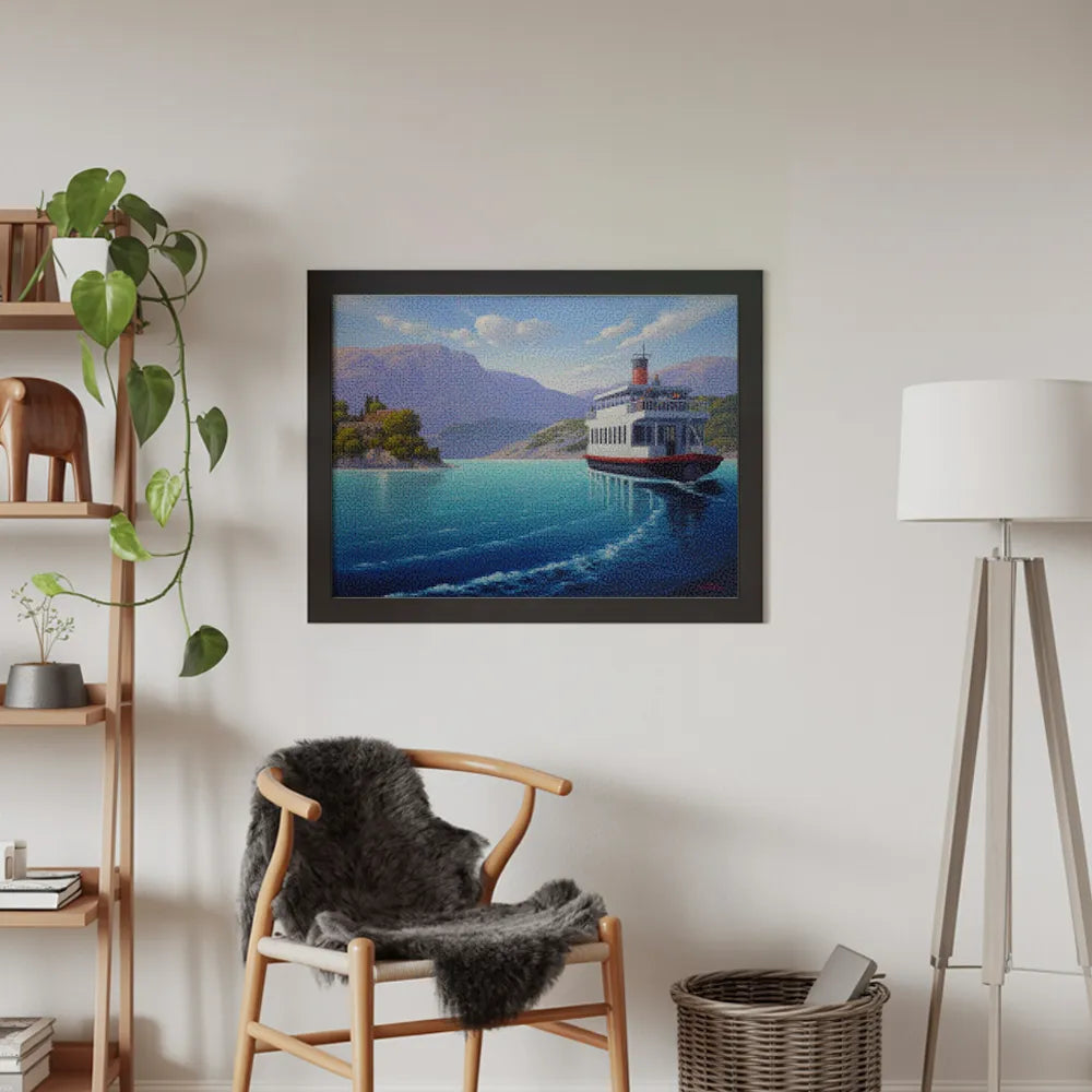 Diamantmaleri - Færge til ingenting