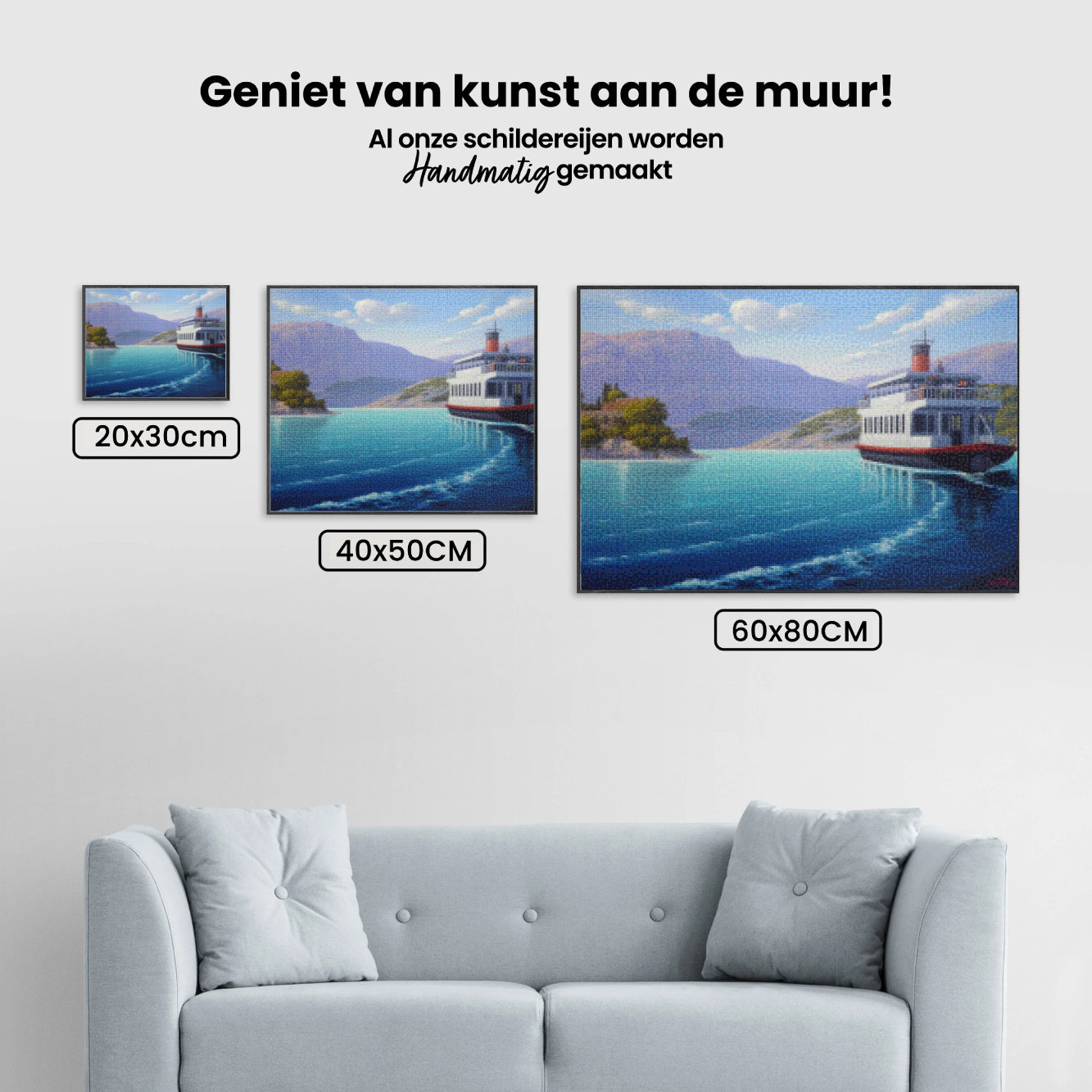 Diamantmaleri - Færge til ingenting