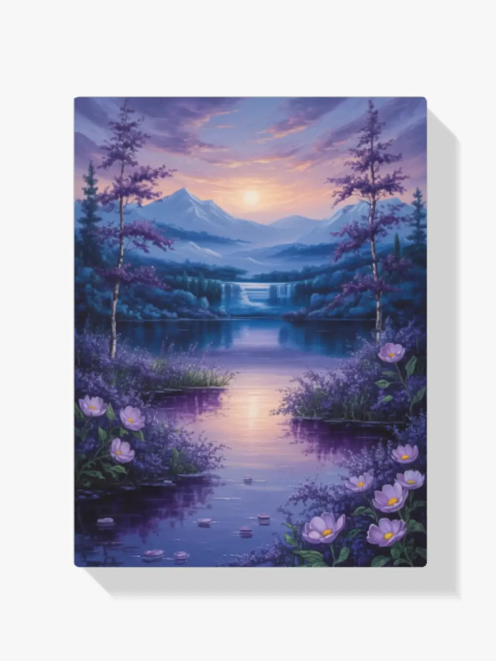 Diamantmaleri - Violet tusmørke
