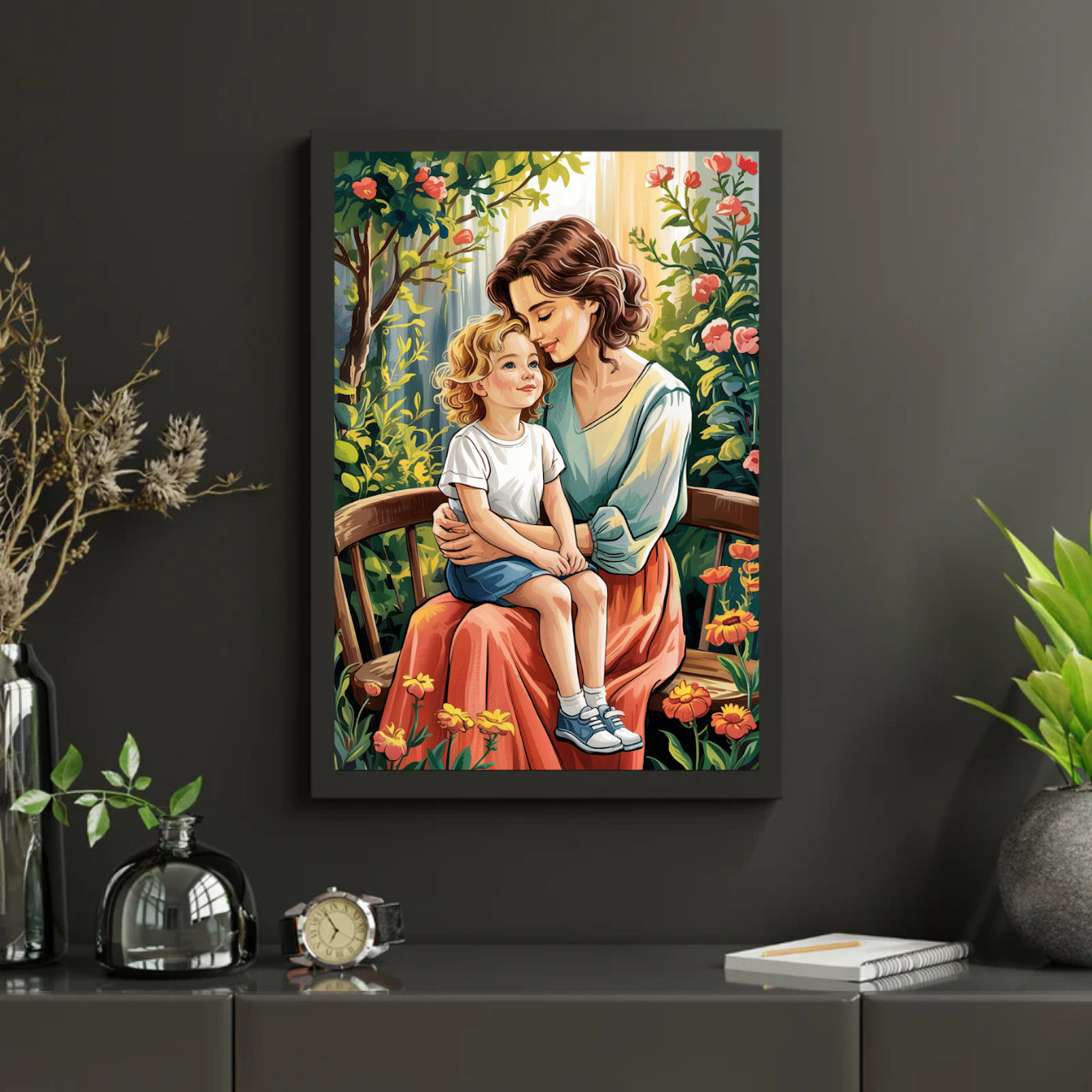 Diamantmaleri - For evigt hendes barn