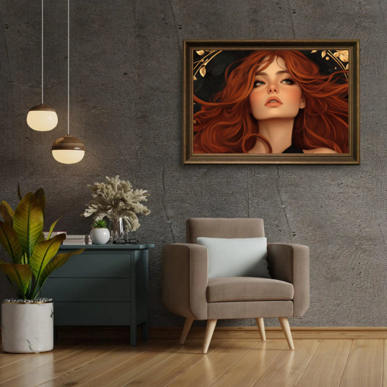 Diamantmaleri - Ildgudinde