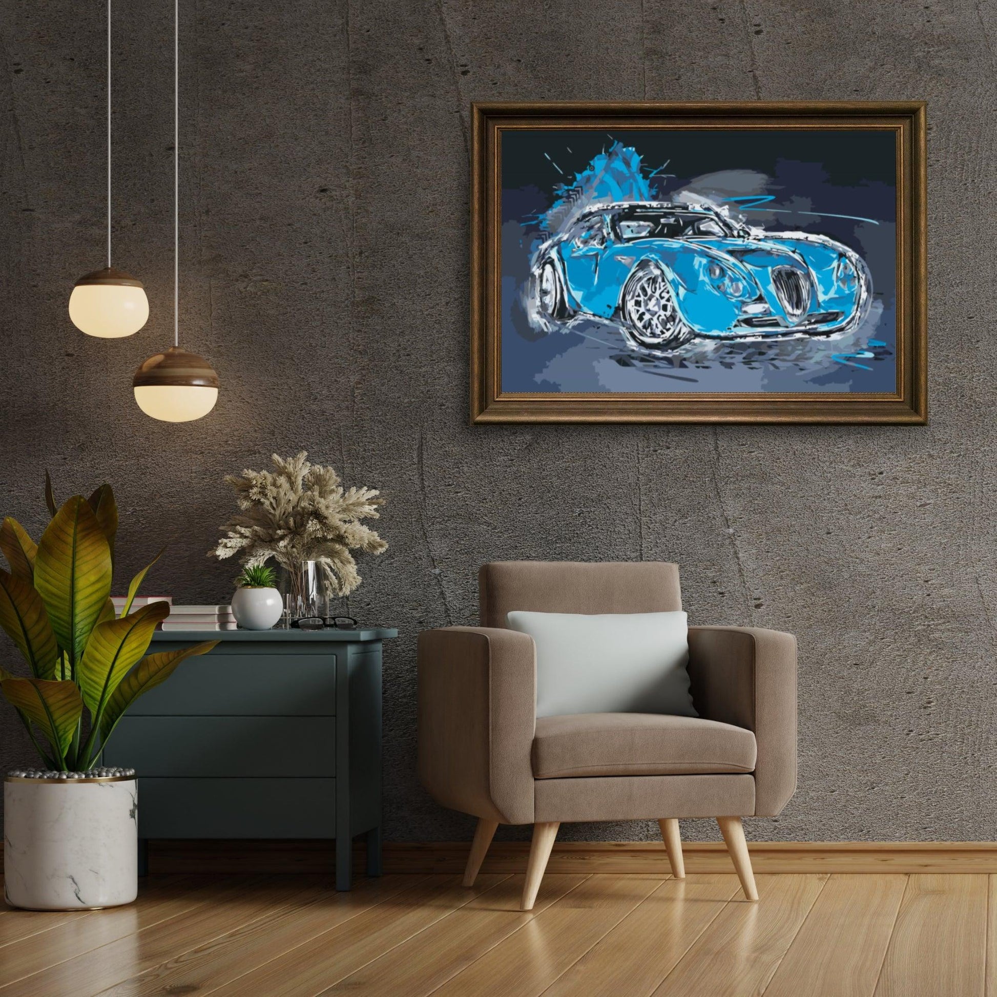 Diamantmaling - Wiesmann GT MF4 - SEOS Shop ®