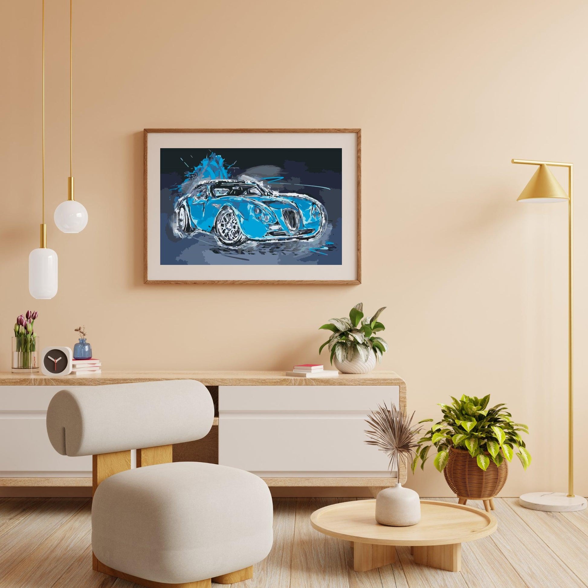 Diamantmaling - Wiesmann GT MF4 - SEOS Shop ®
