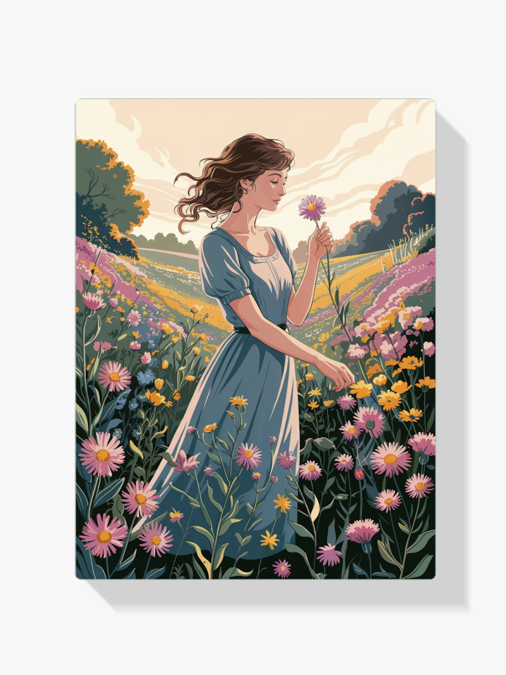 Diamantmaleri - Wildflower Muse