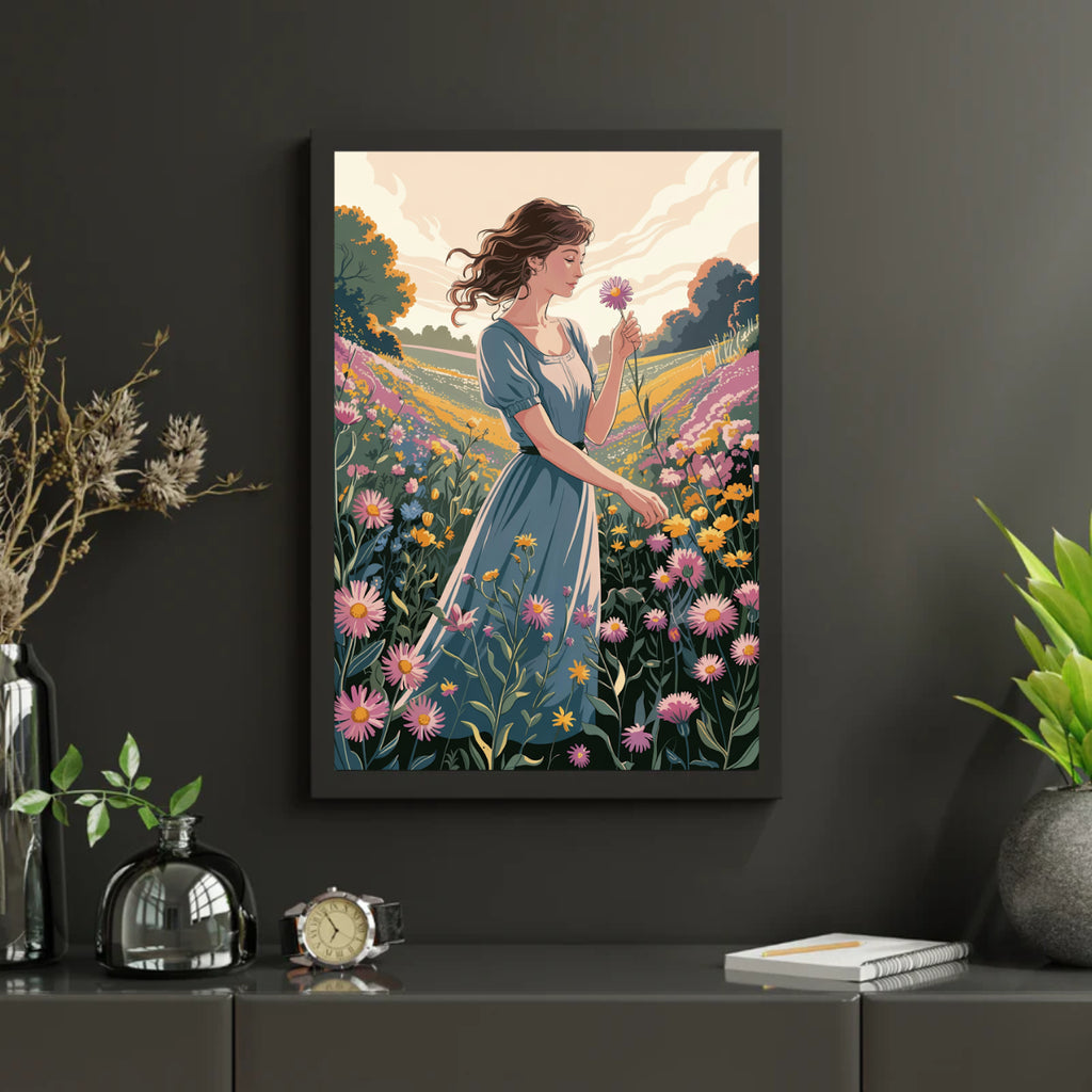 Diamantmaleri - Wildflower Muse