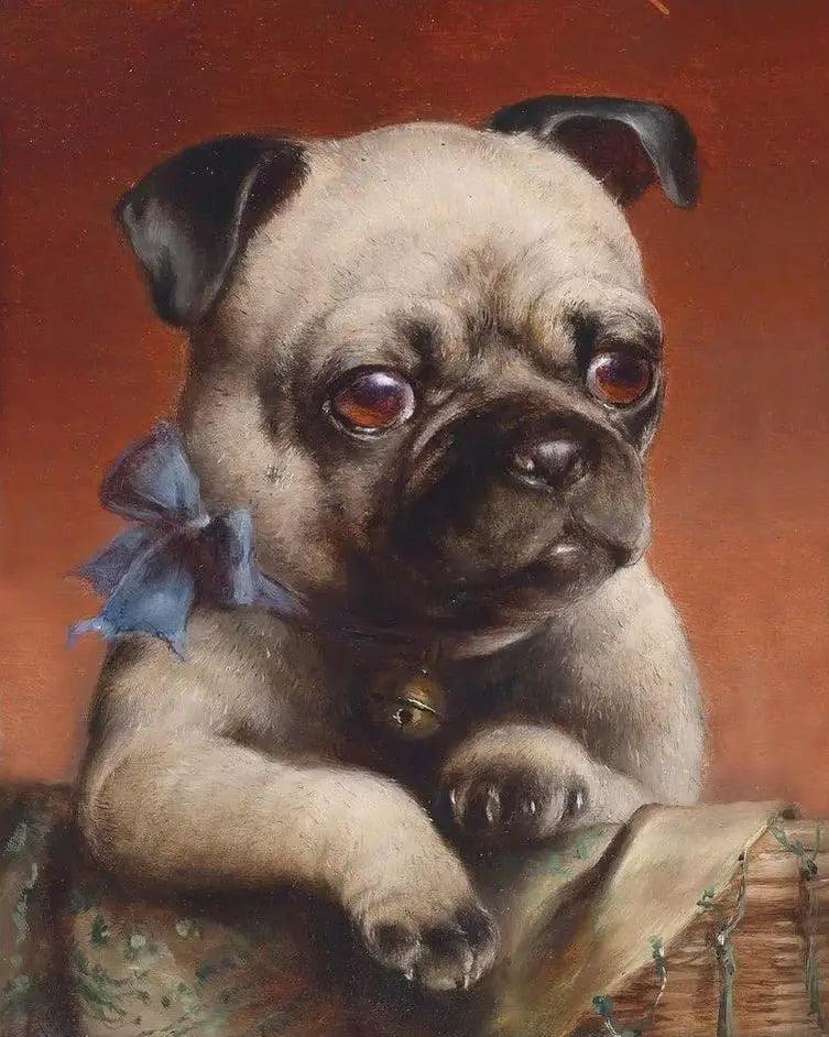 Diamantmaleri - Ung Mops