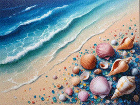 Diamantmaleri - Muslingeskalkonfetti