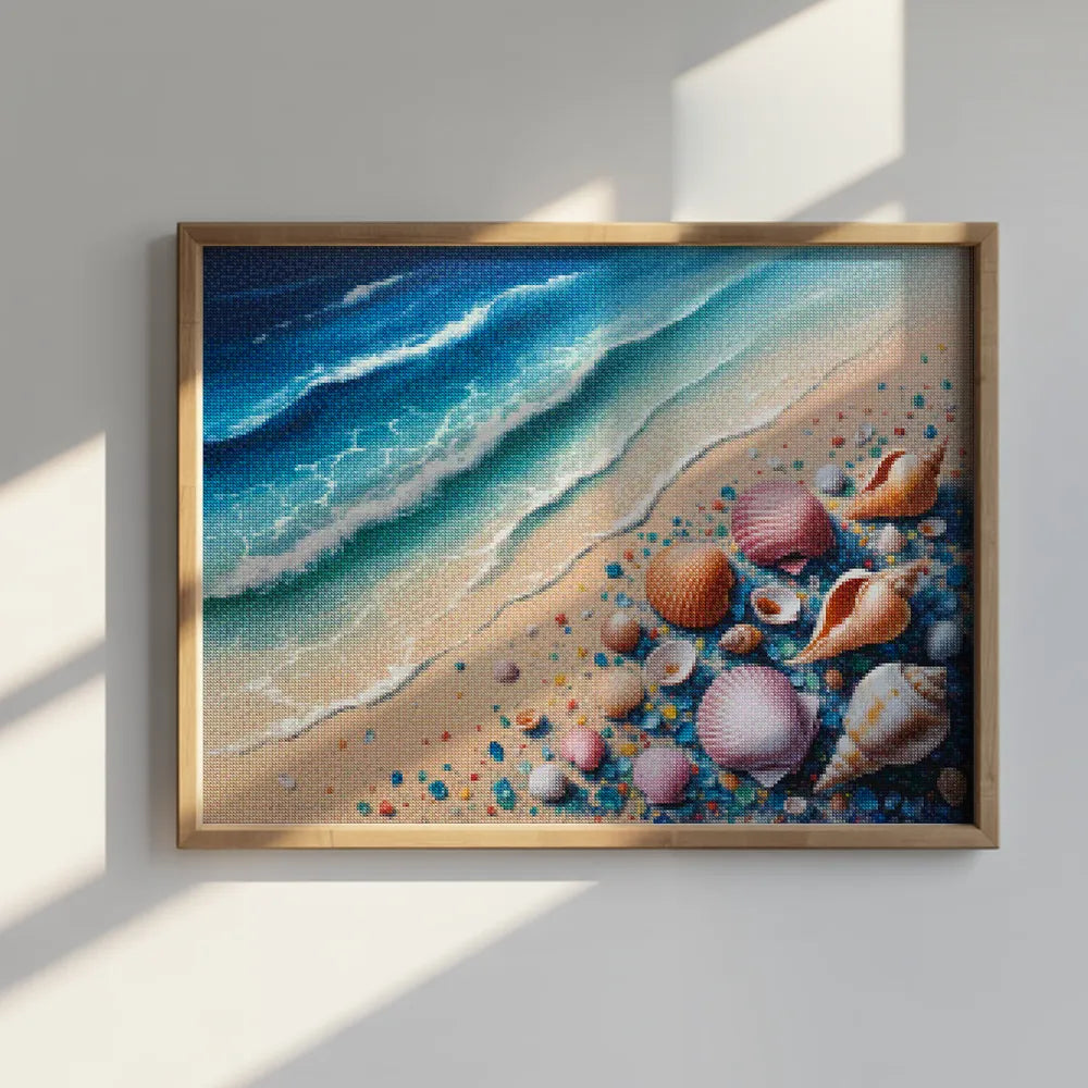 Diamantmaleri - Muslingeskalkonfetti