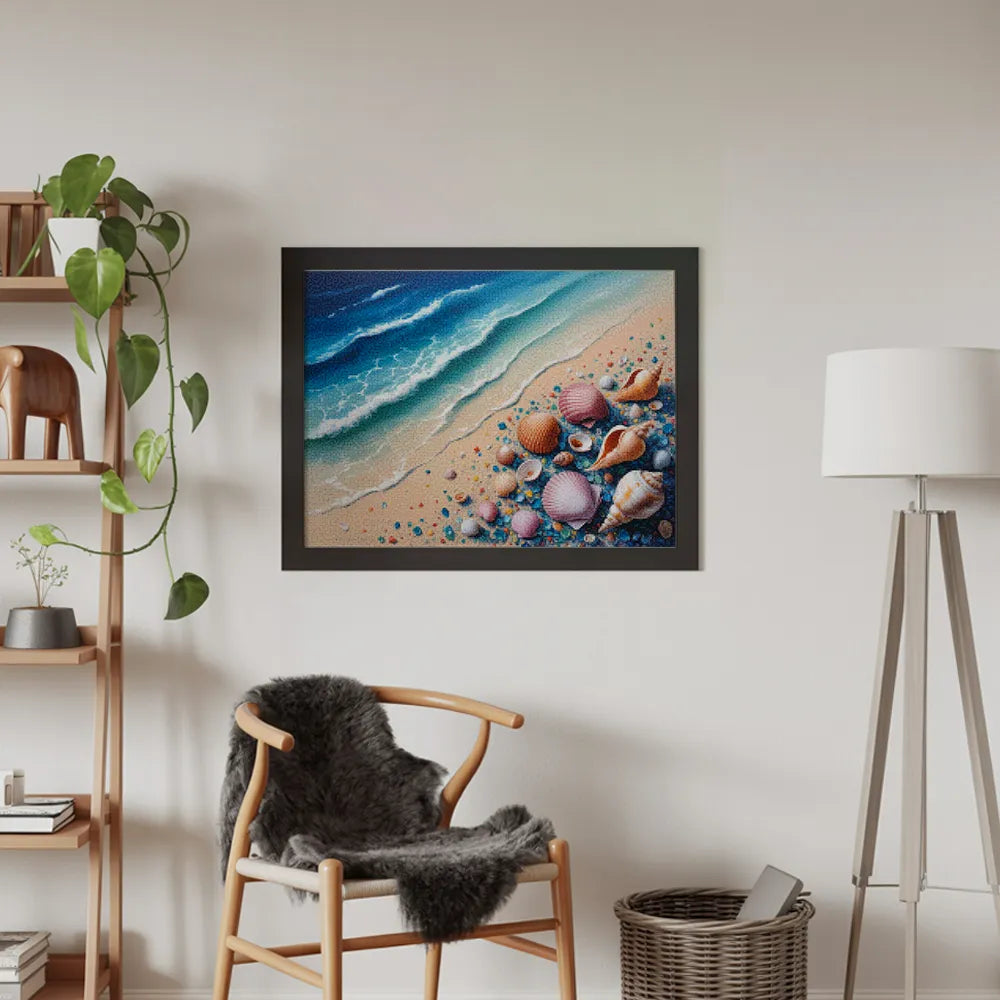 Diamantmaleri - Muslingeskalkonfetti