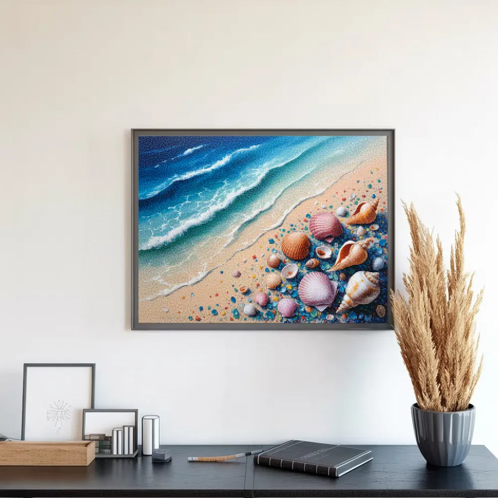 Diamantmaleri - Muslingeskalkonfetti