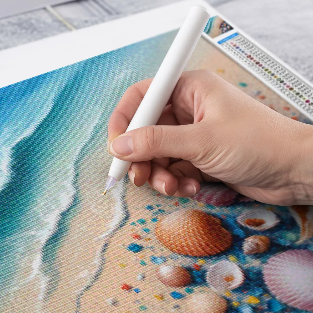 Diamantmaleri - Muslingeskalkonfetti