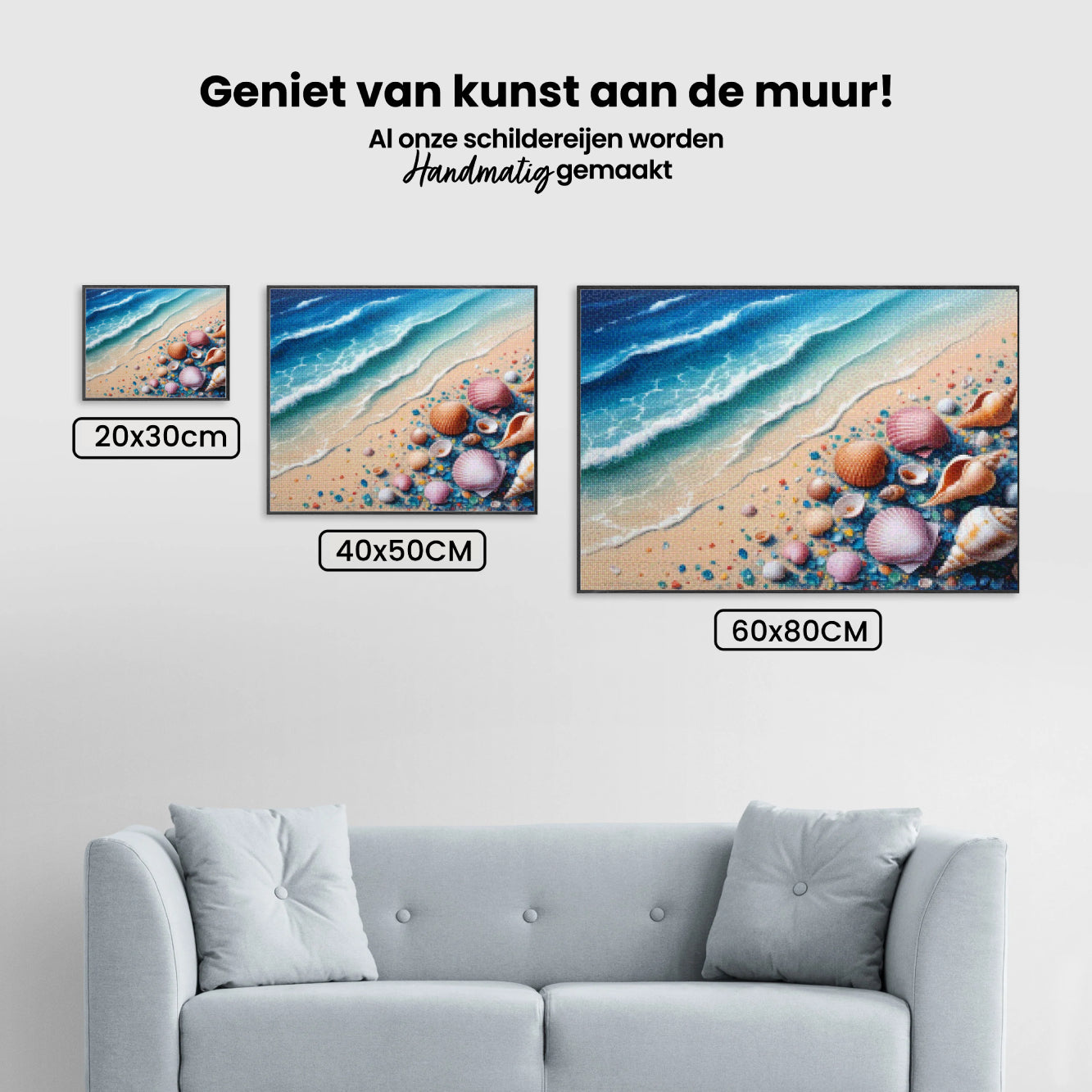 Diamantmaleri - Muslingeskalkonfetti