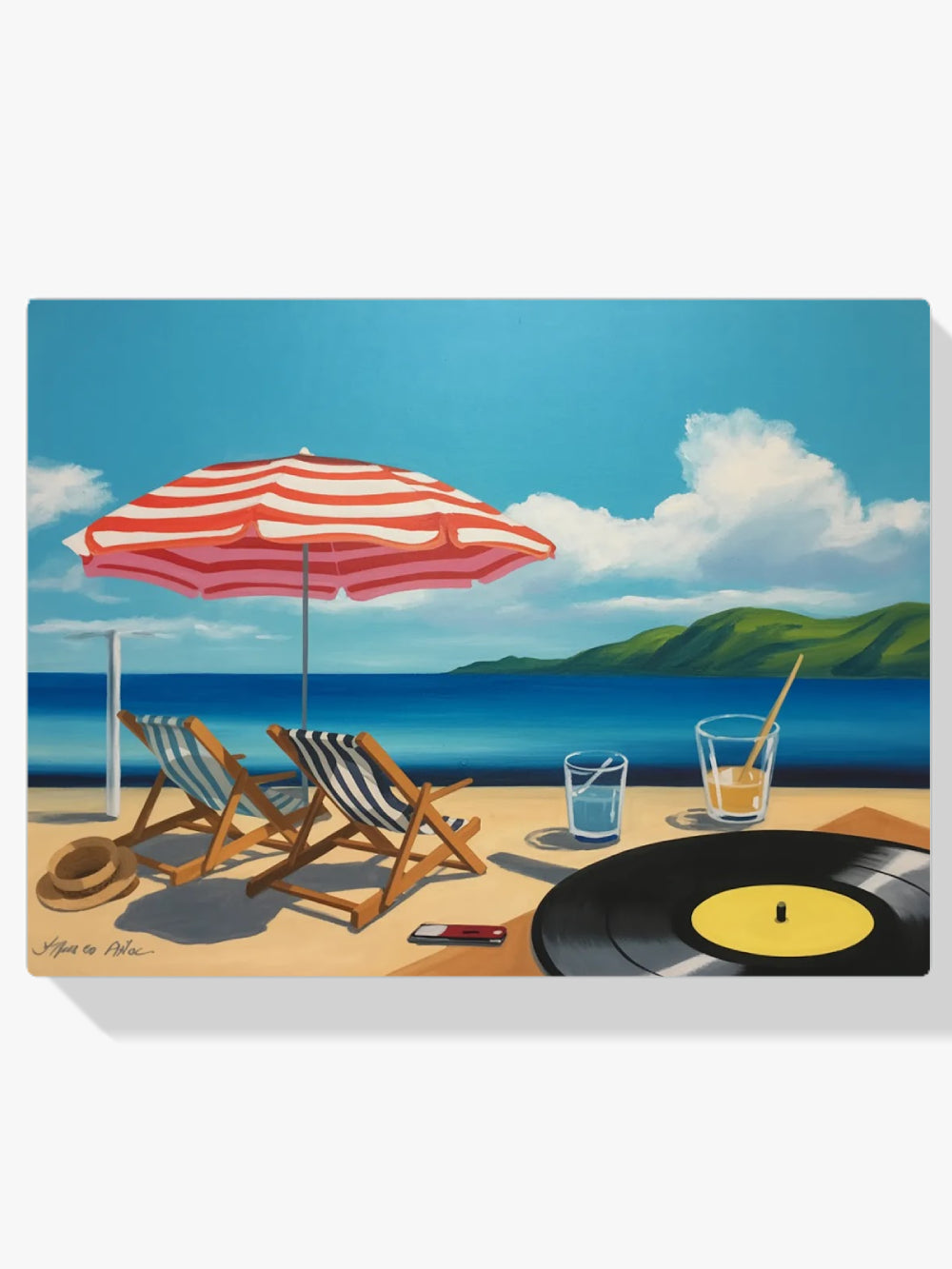 Diamantmaleri - Sommer på vinyl