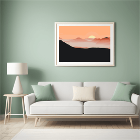 Diamantmaleri - Sol i bjergene - SEOS Shop ®