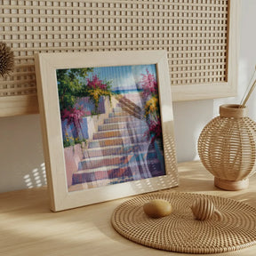 Mini diamantmaleri - Solbelyste trin