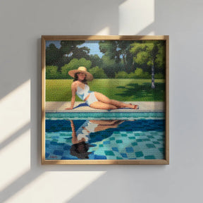 Mini diamantmaleri - Poolside Echo