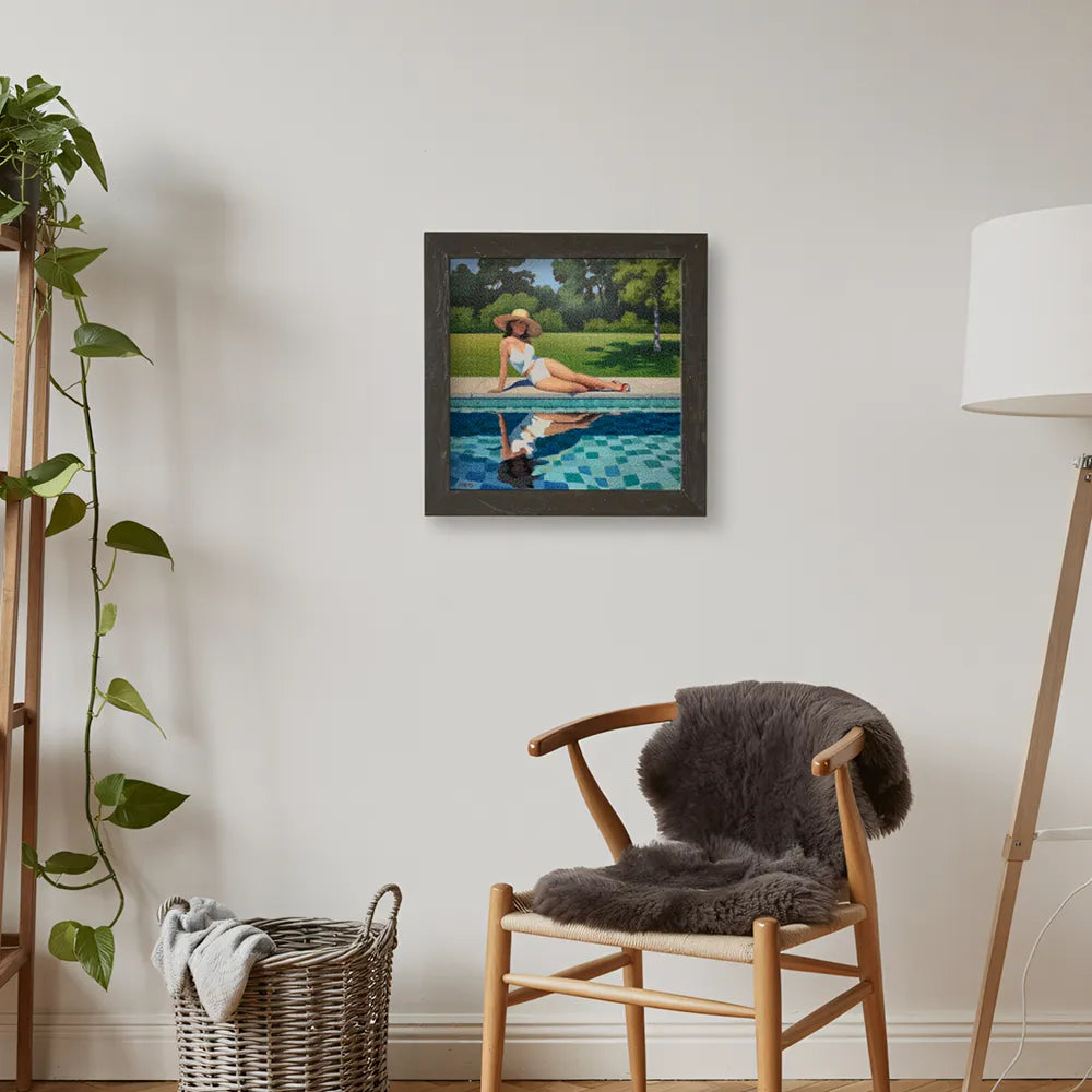 Mini diamantmaleri - Poolside Echo