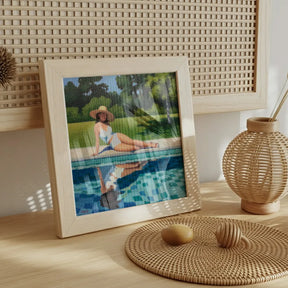 Mini diamantmaleri - Poolside Echo