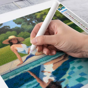 Mini diamantmaleri - Poolside Echo