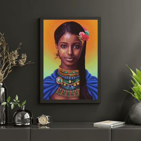 Diamantmaleri Afrikansk smuk pige - SEOS Shop ®