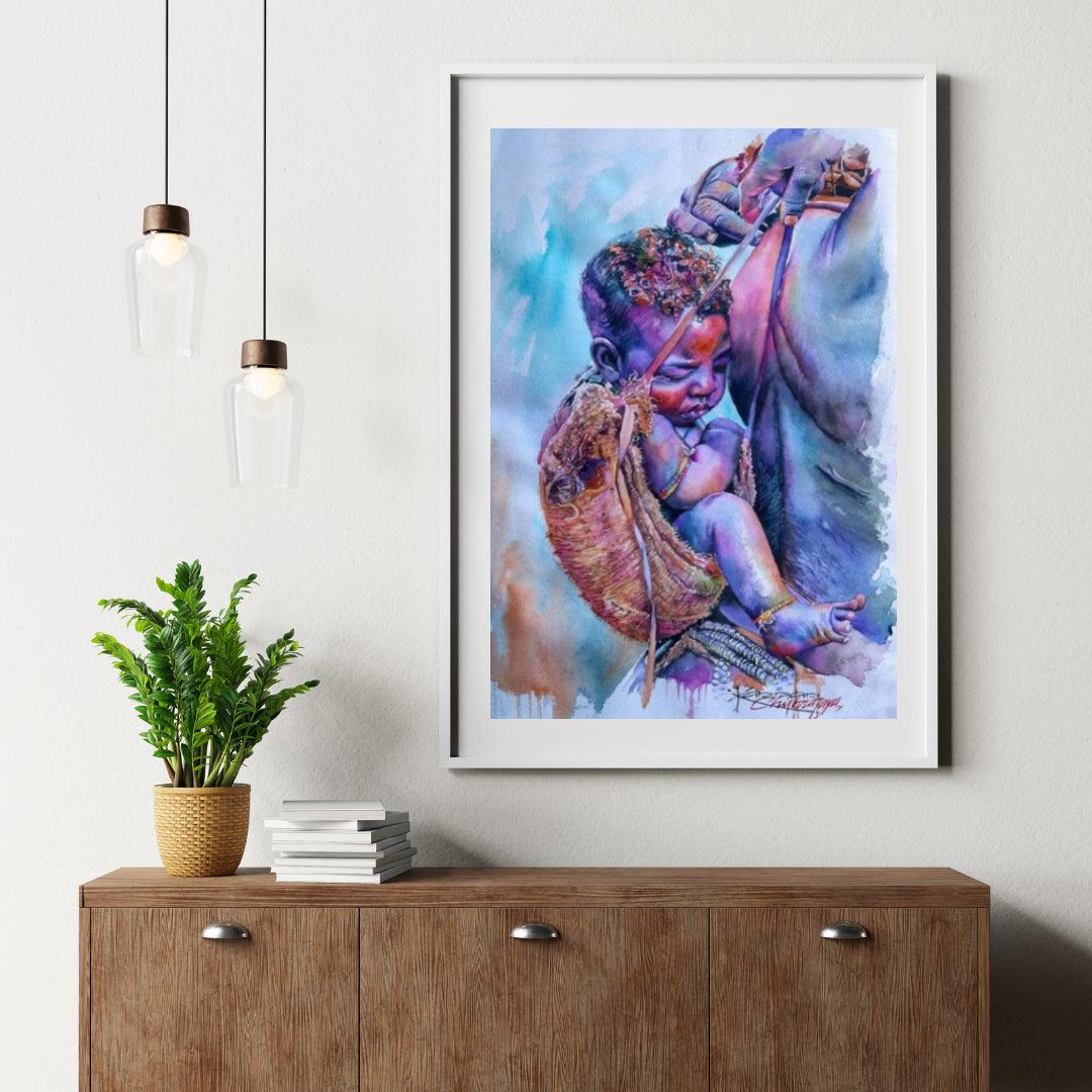 Diamantmaleri Afrikansk mor - SEOS Shop ®